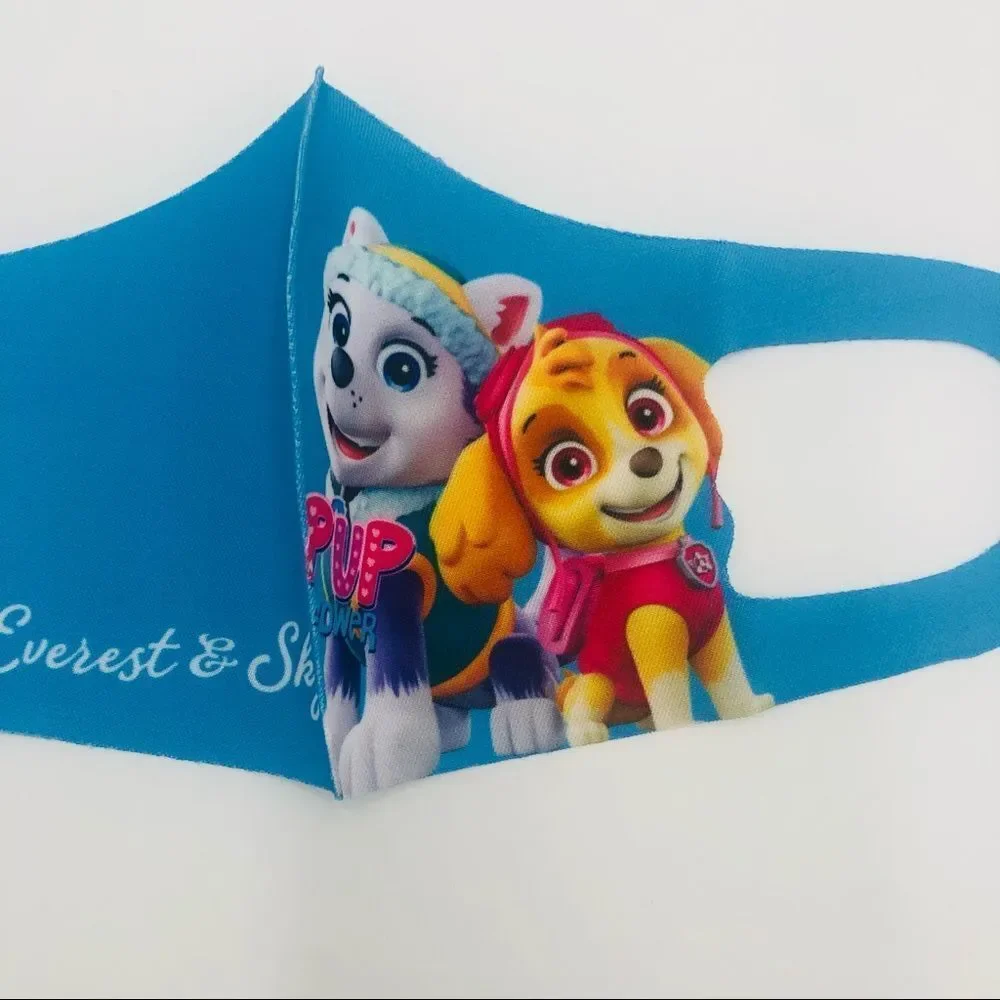 Brand New Kids Paw Patrol Blue Reusable Face Mask Material Ice Silk‎